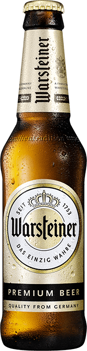 Warsteiner pilsner.